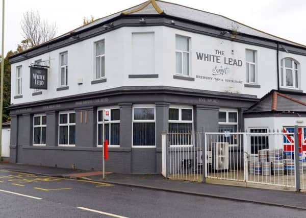 The White Lead pub has closed