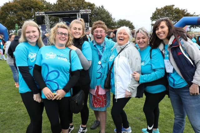 People of all ages took part in walks of 1.5k, 7k and 22k