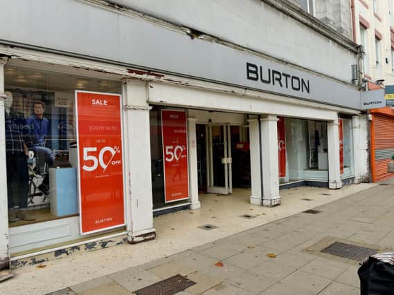 Burton's South Shields branch is to close in January.