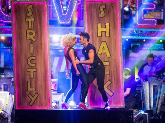 Faye Tozer performing on Strictly Come Dancing with dance partner Giovanni Pernice. Picture courtesy of BBC.