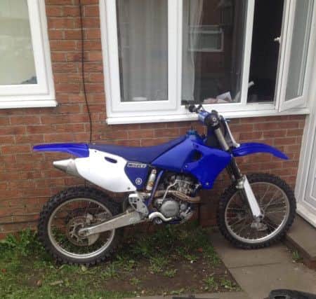 The bike belonging to Matthew Edmonds which was stolen last year.