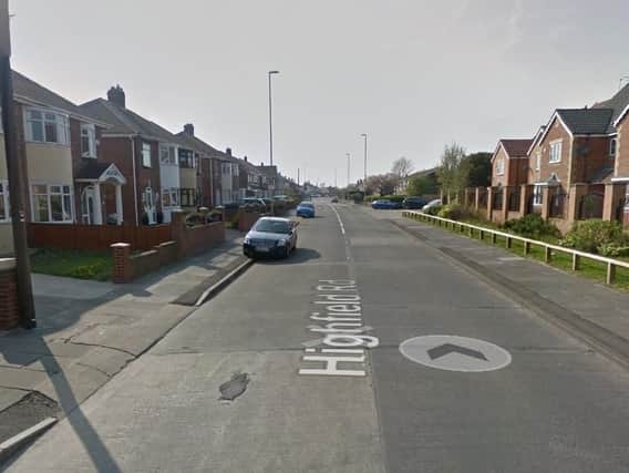 A motorcyclist in in a critical but stable condition after a crash on Highfield Road in South Shields. Image by Google Maps.