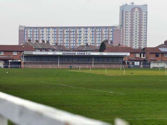 Hebburn Town FC ground.