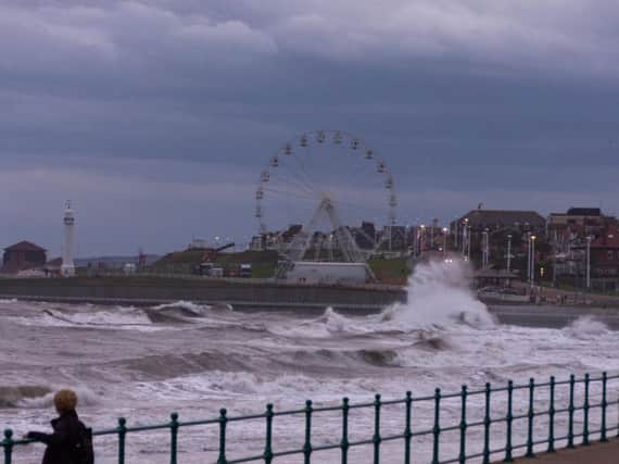 Storm Callum whipped up the waves down at Sunderland seafront. Pic: Mark Beadle.