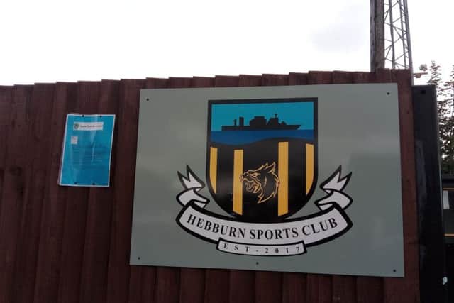 The application to vary the premises licence at Hebburn Sports Club to South Tyneside Council is on view outside the ground.
