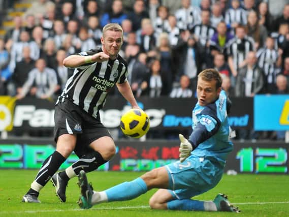 Kevin Nolan playing for Newcastle.