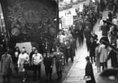 Seamen in Fowler Street before returning to union HQ at Mill Dam.