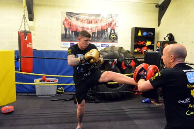 Nathan McCarthy is preparing for his world title fight in South Shields in November with coach Steve East