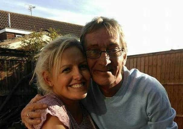 Julie Lowe with her dad Ian