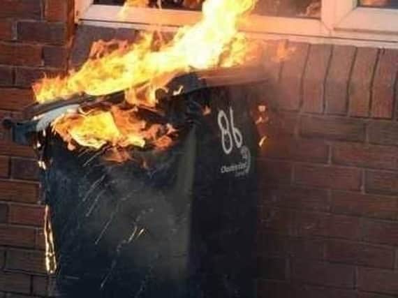People are being warned to keep their bins safe from Bonfire Night yobs
