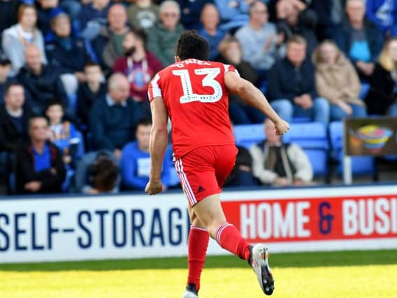 Luke O'Nien netted Sunderland's second goal at Shrewsbury