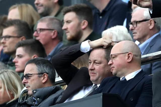 Mike Ashley and Lee Charnley.