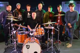 South Tyneside College invite drummer Steve White to masterclass sessions for the students.