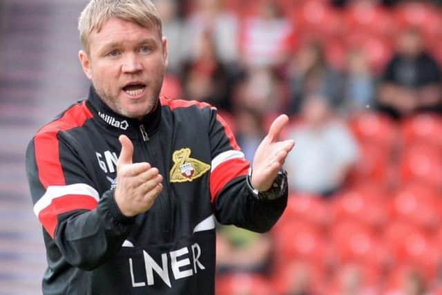 Doncaster Rovers manager Grant McCann