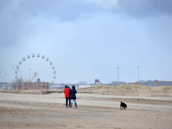 File picture: windy conditions in South Shields forecast today