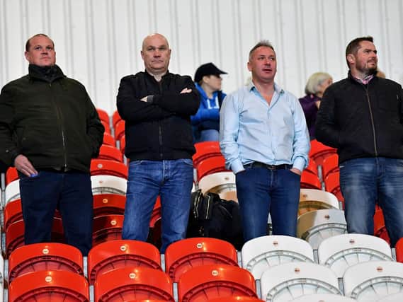 Sunderland chairman Stewart Donald at Doncaster.