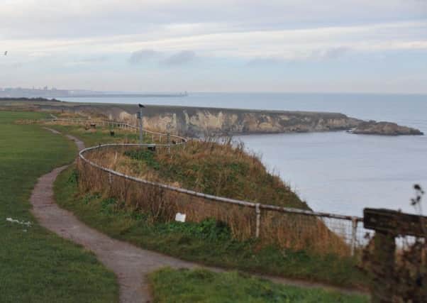 Emergency services were called to the cliffs at Marsden.