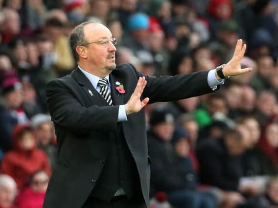 Newcastle United manager Rafa Benitez