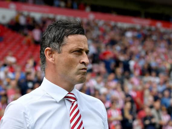 Sunderland manager Jack Ross guided the Black Cats to a fourth successive League One victory