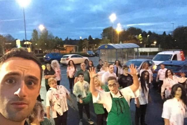 A selfie from the staff. Picture: Jarrow Morrisons.