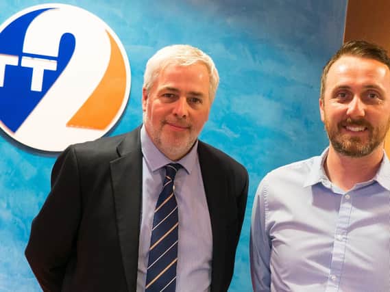 Phil Smith, CEO of TT2 Limited (left) and Chris Ward, Customer Operations Manager (right).