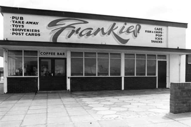 Pictured in  August 1989 is Frankies cafe.