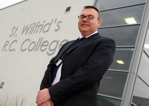 St Wilfrid's RC College executive headteacher Brendan Tapping.