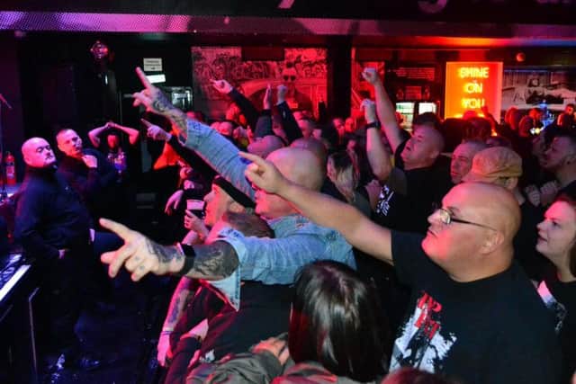 Gimp Fist fans sang every song back to the band at their first North East gig of the year at the Riverside in Newcastle. Pic: Gary Welford.