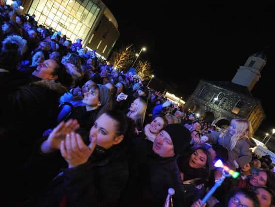 The 2017 Christmas lights switch-on in South Shields
