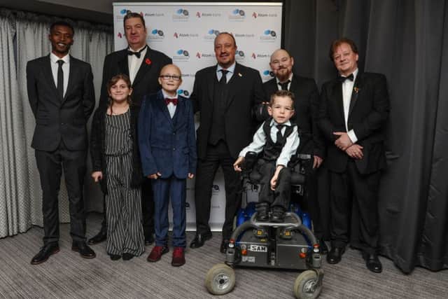 Rafa Benitez with award winners at the Newcastle United Foundation's annual dinner. (Pic: Serena Taylor/NUFC)