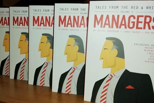 The launch of The Managers Tales From the Red and Whites 3 takes place at the Stadium of Light this week.