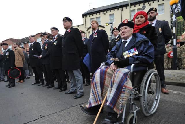 Young and old stood side by side as South Shields paid its respects on remembrance Sunday.