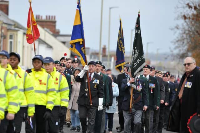 Young and old were side by side as South Shields paid its respects on Remembrance Sunday.