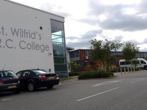 St Wilfrid's R.C College will not open tomorrow