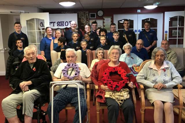 Residents were entertained by the boys brigade