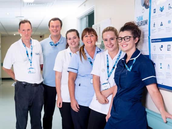 NHS staff at work in South Tyneside