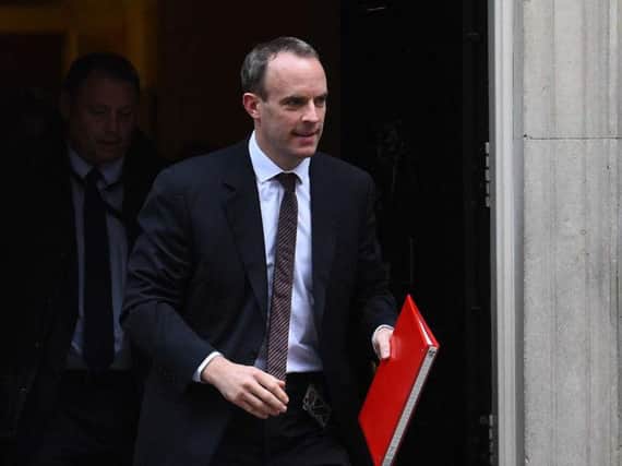 Dominic Raab has resigned as Brexit Secretary. Picture: PA.
