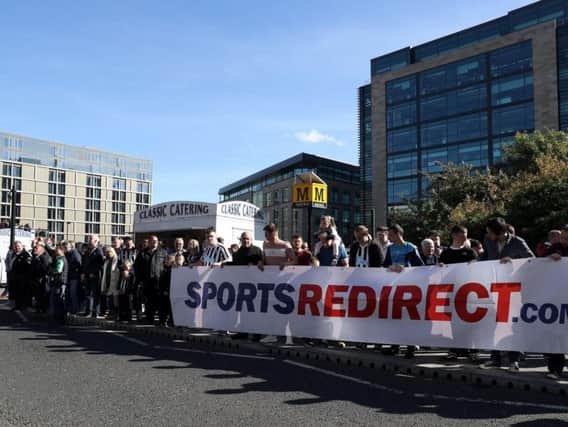 Newcastle United fans have stepped up their protests