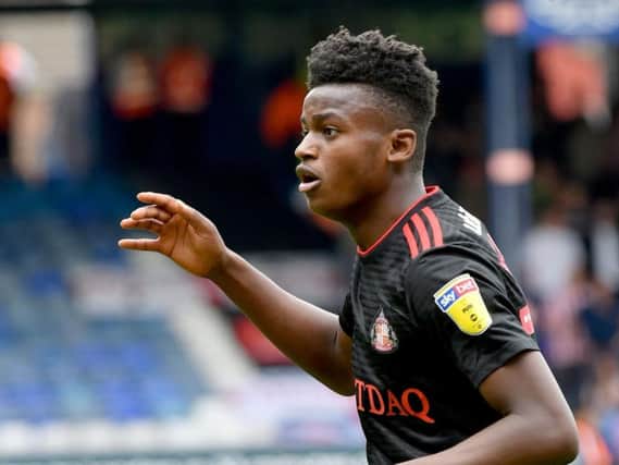 Sunderland midfielder Bali Mumba