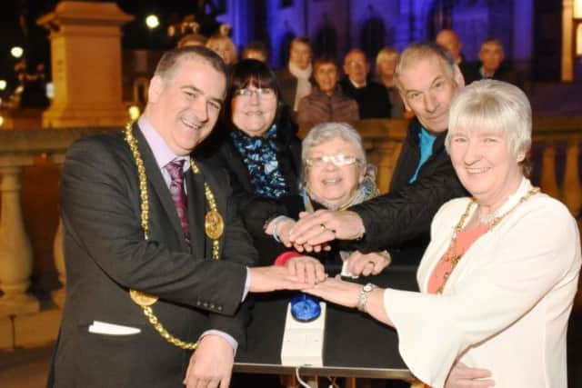 The Mayor and Mayoress of South Tyneside with Diabetes UK South Tyneside members.