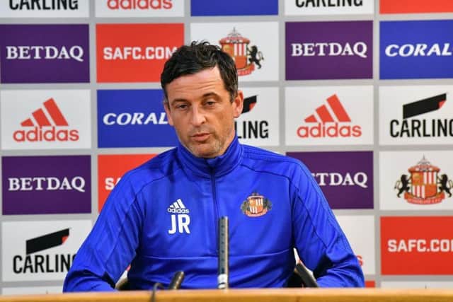 Jack Ross faced the press ahead of Sunderland's trip to Walsall