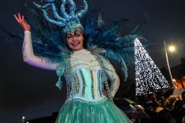 The Hebburn Christmas lights switch on. Picture by Tom Banks
