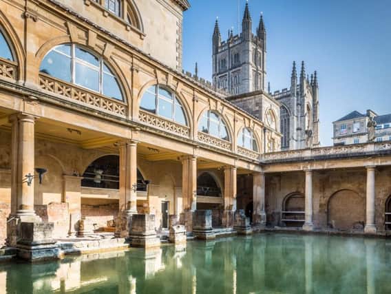The historic Roman Baths.