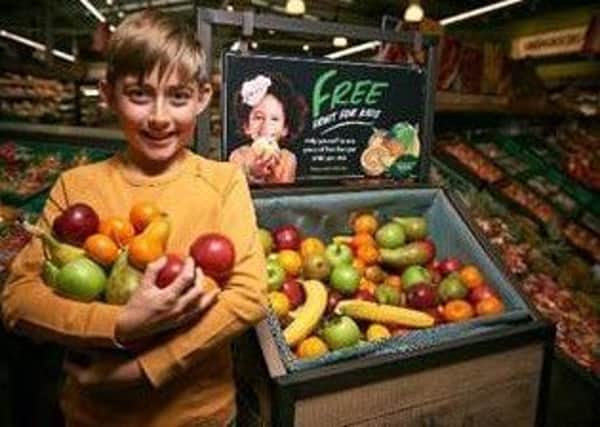 Morrisons in South Shields is offering free fruit to children.