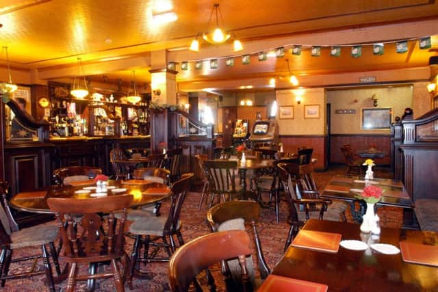 Inside the Whitburn Lodge when it was open as a pub and restaurant.