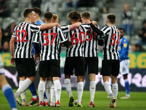 Elias Sorensen scored his 18th goal of the season as Newcastle U23s beat Macclesfield 4-3 on penalties in the Checkatrade Trophy