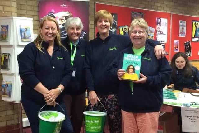 Samaritan volunteers were delighted with the support given by audience members as they collected donations.