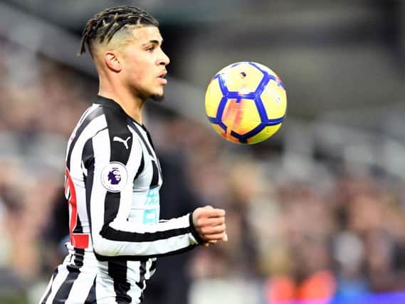 DeAndre Yedlin was controversially sent off for Newcastle with half an hour left to play