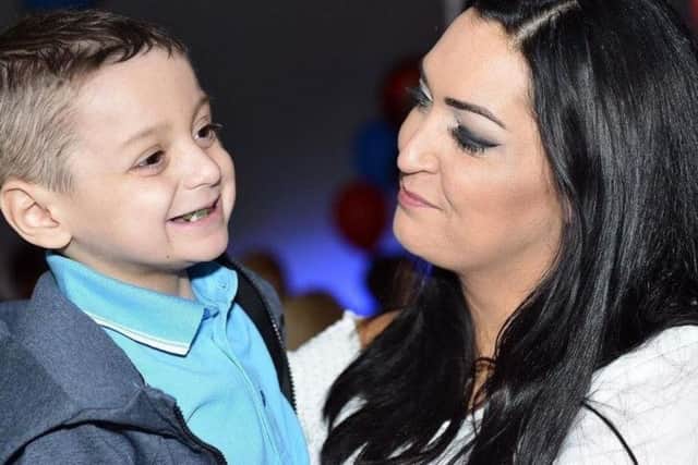 Bradley Lowery and mum Gemma