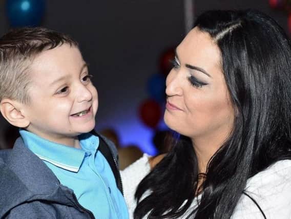 Bradley Lowery and mum Gemma